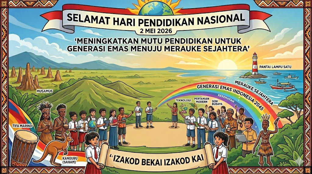 MENINGKATKAN MUTU PENDIDIKAN UNTUK GENERASI EMAS MENUJU MERAUKE SEJAHTERA
